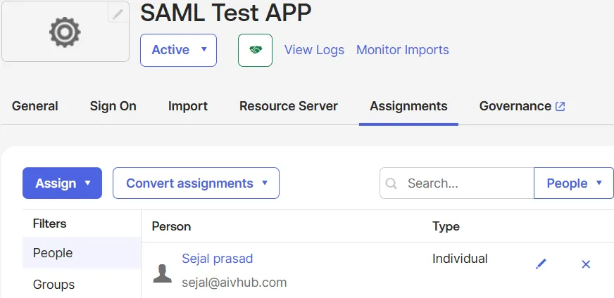 Configure SAML