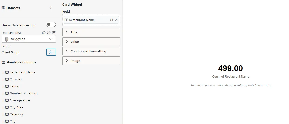 Card Widget