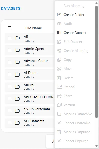 Create from Context