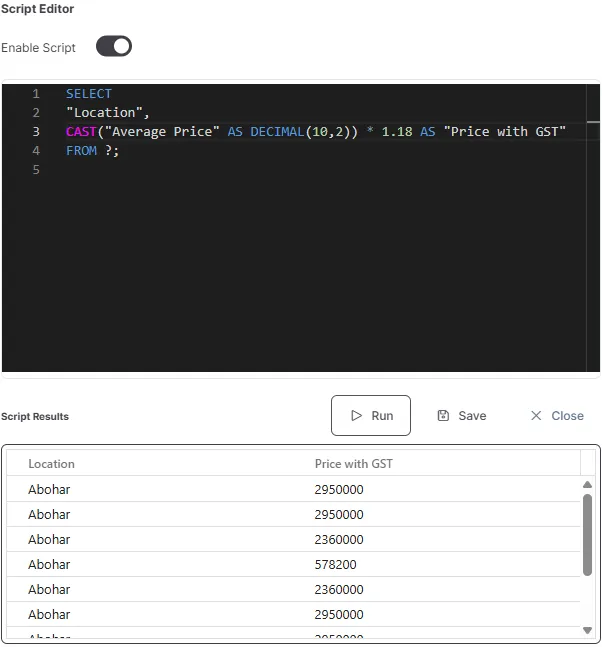 Table Widget
