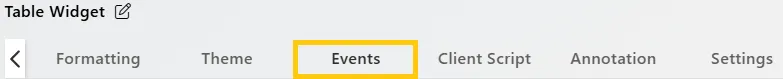 Eventtabtable