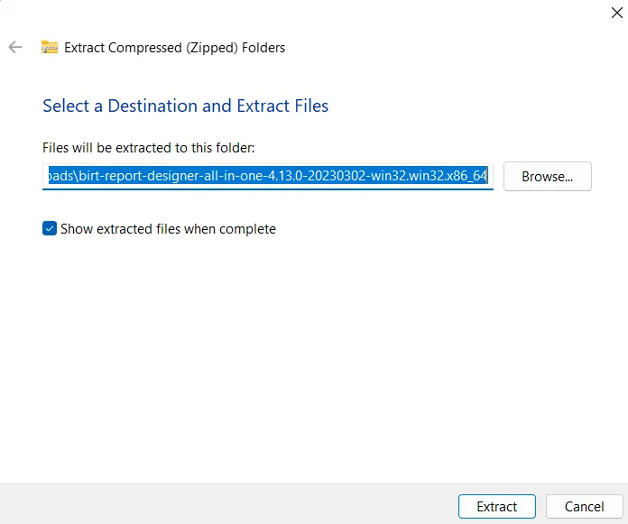 Extract Files