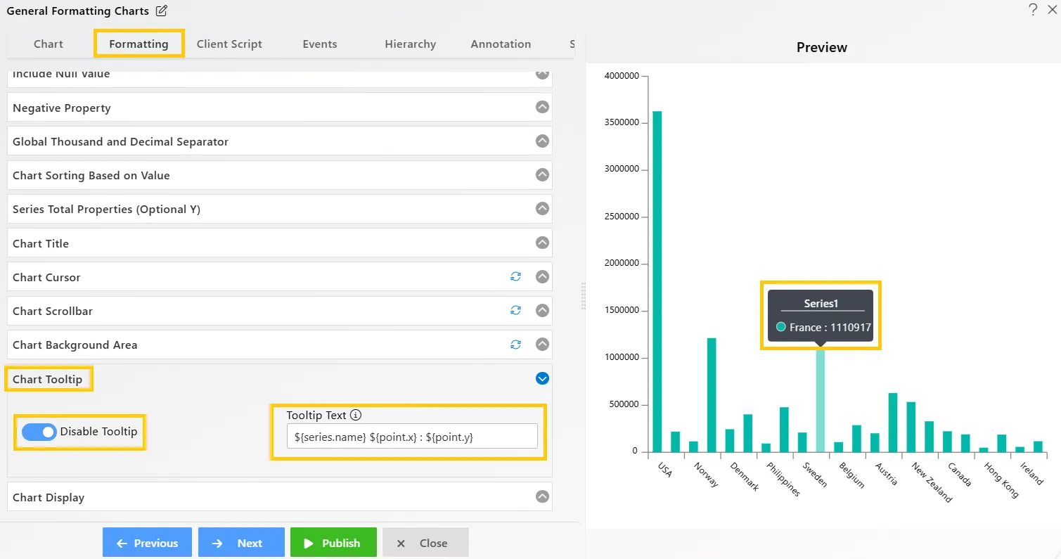 Chart Widget