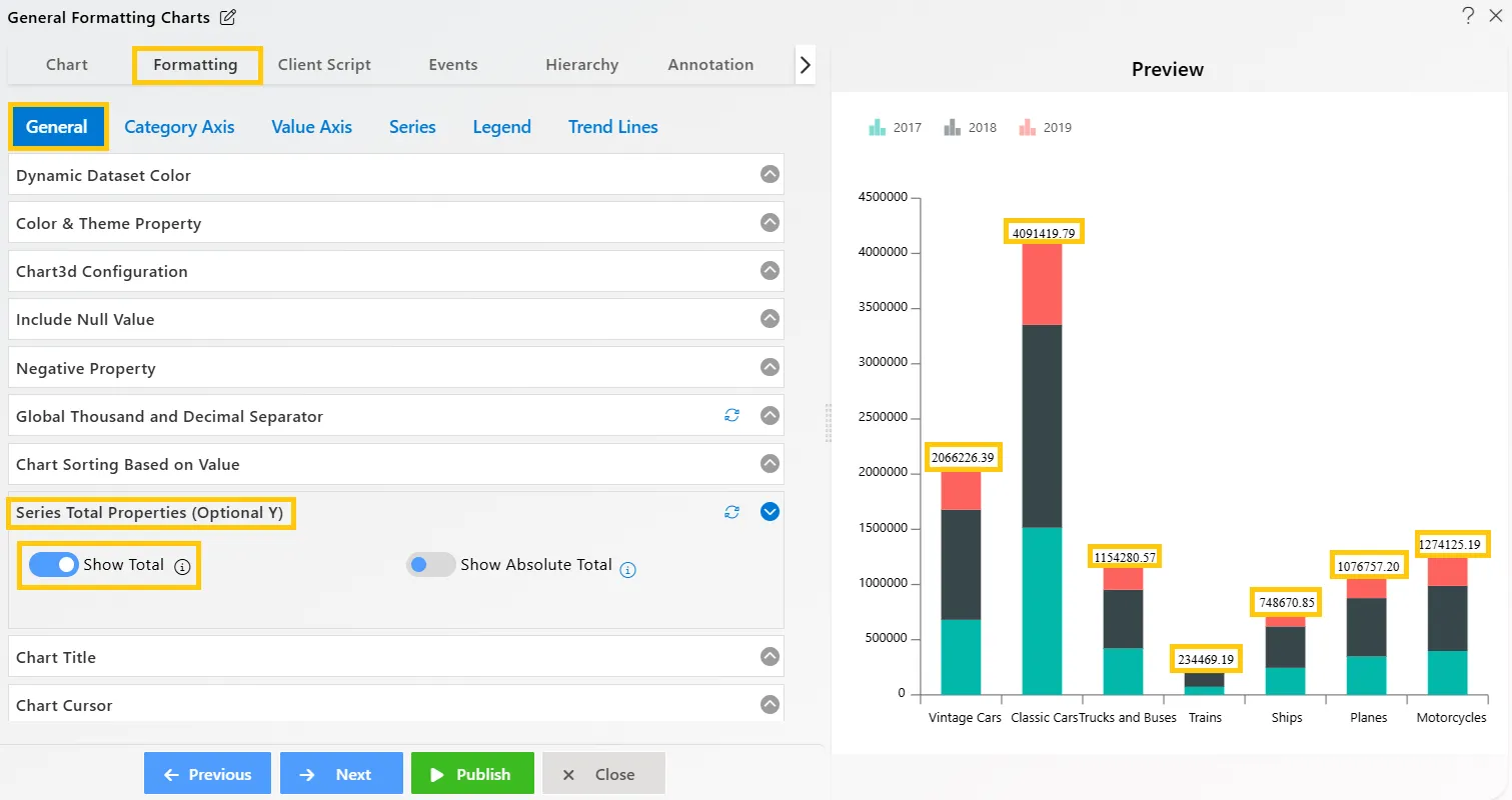 Chart Widget