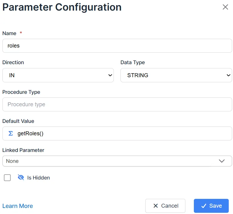 Parameter