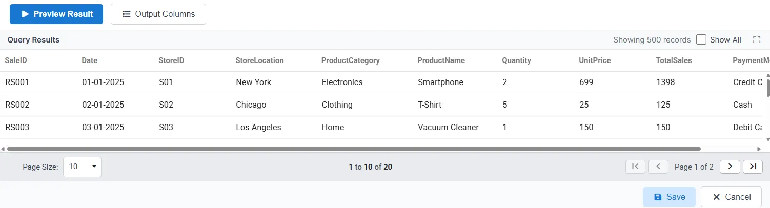 Preview Results
