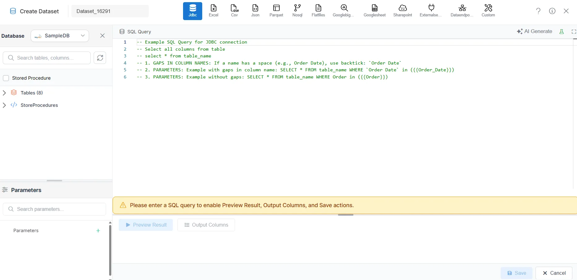 Query Editor